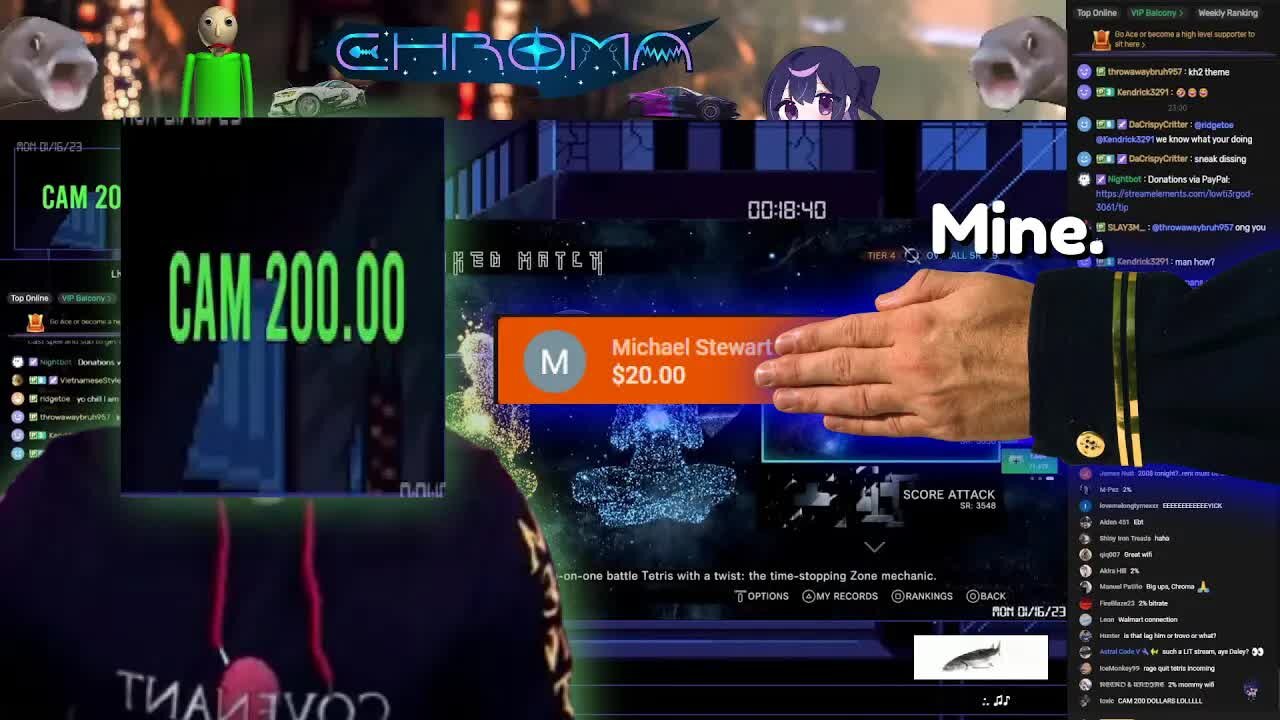 LowTierGod Threatens To Ban Someone Unless They Give Him $20. [Chroma Reupload]