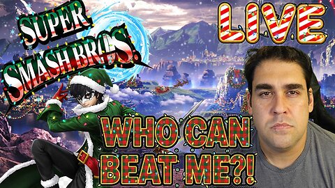 Super Smash Bros With Viewers — Who Can Beat Me?! 🎄🔥