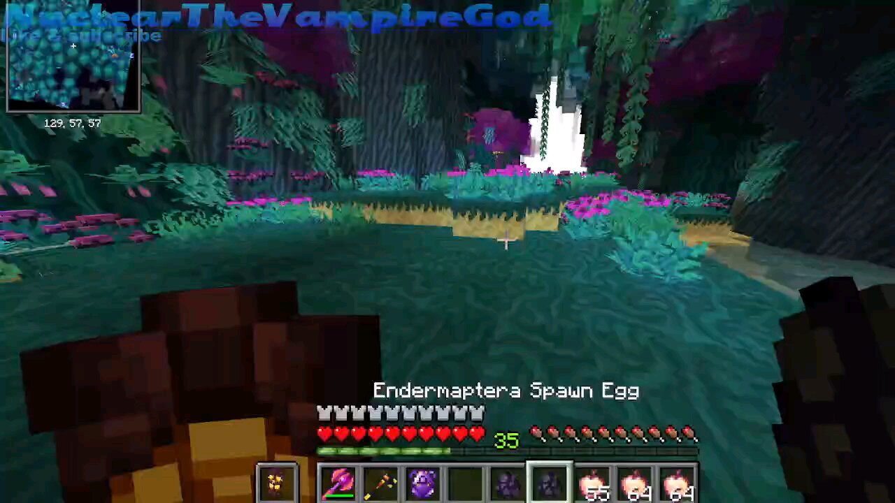 Minecraft mob battle nuclear joestar vs Ender guardian