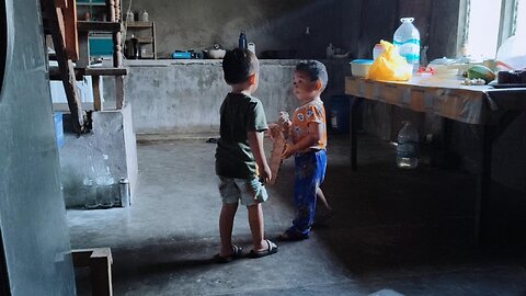 Grey and Isaiah’s Fun Playtime: From Chairs to Egg Trays! 🧒🏃‍♂️