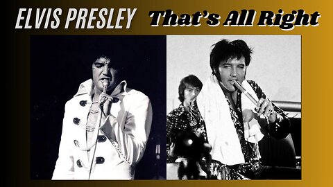 Elvis Presley 'That's All Right' (1970) Rehearsal & Live Combo Tribute.