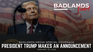 Badlands Media Special Coverage: 1/29/26 – Trump Signs Great American Recovery Initiative Executive Order
