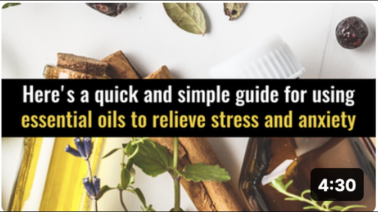 "Quick & Simple Guide: Using Essential Oils for Stress and Anxiety Relief"