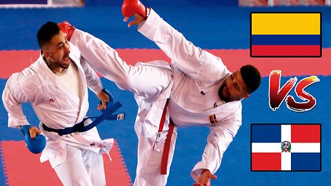 Anel Castillo 🇩🇴 vs Diego Lenis 🇨🇴 Karate por la medalla de oro🥇｜Juegos Centroamerica.mp4