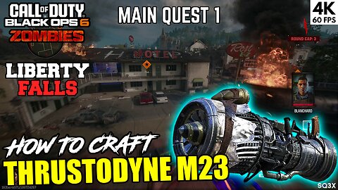 How To Craft THRUSTODYNE M23 Jet Gun in Liberty Falls 🧟 COD BO6 ZOMBIES