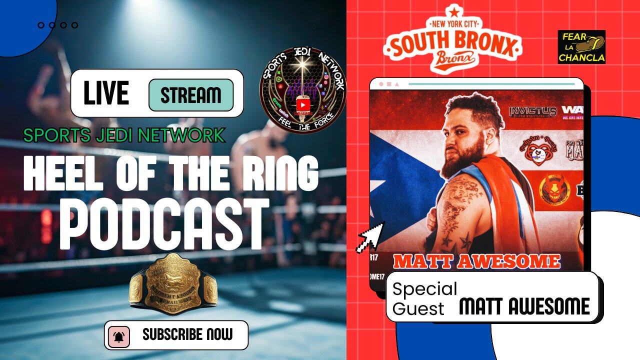 HEEL OF THE RING PODCAST TALKS TO SPECIAL GUEST ONE HALF OF THE UPTOWN BOYS' BRONX OWN MATT AWESOME