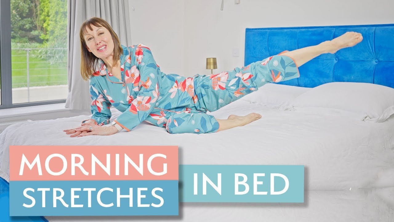 Easy Morning Stretch Routine in Bed | 10 Exercises in 10 Minutes