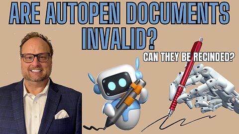 Are Autopen Documents Invalid? Can They Be Rescinded? Get The Facts and The History!