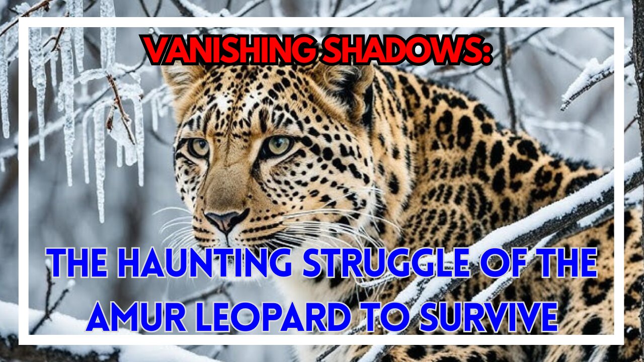 Vanishing Shadows: The Haunting Struggle of the Amur Leopard to Survive