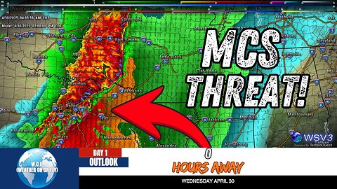 ⚠️ Severe Storms Today: Tornado, Hail, and Wind Risks! April 30