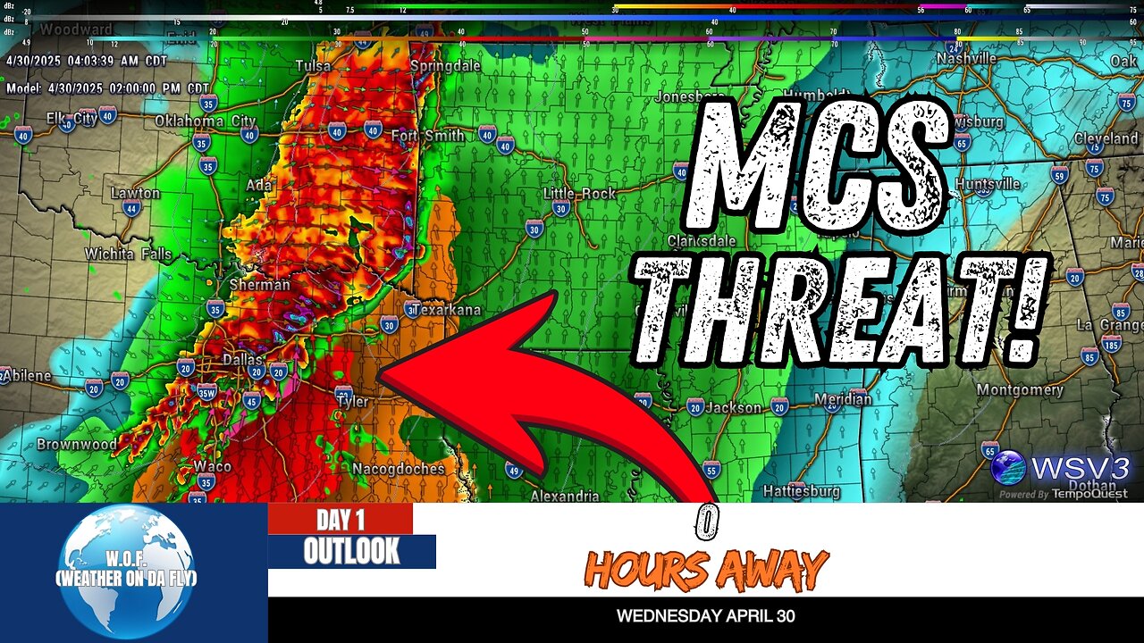 ⚠️ Severe Storms Today: Tornado, Hail, and Wind Risks! April 30