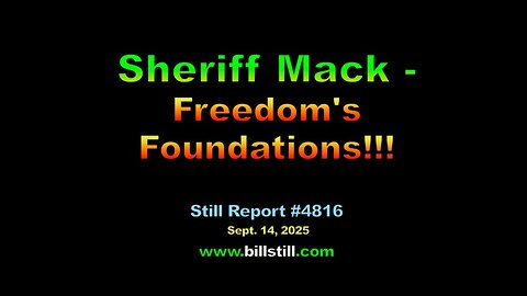 Sheriff Mack - Freedom's Foundations, 4816