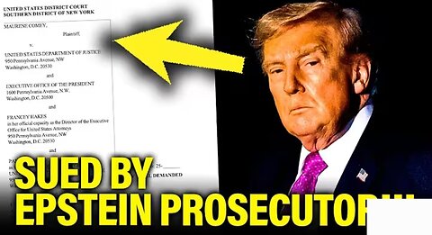 🚨WHOA! Epstein LEAD Prosecutor SUES Trump as PAST SURFACES!!!