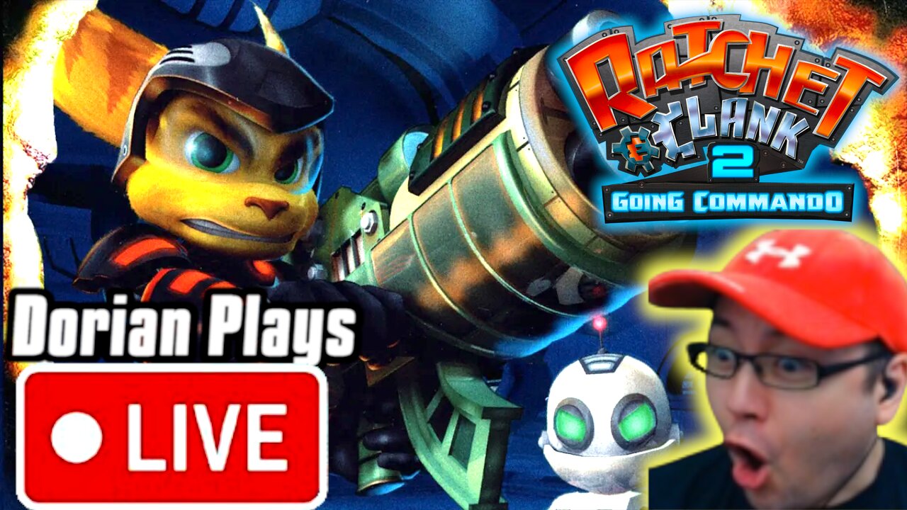 🔴 FIRST EVER Ratchet & Clank 2 Blind Playthrough! | Dorian Plays LIVE!