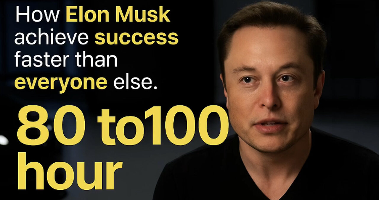Elon Musk’s Secret to Outpacing Everyone — The 100-Hour Workweek