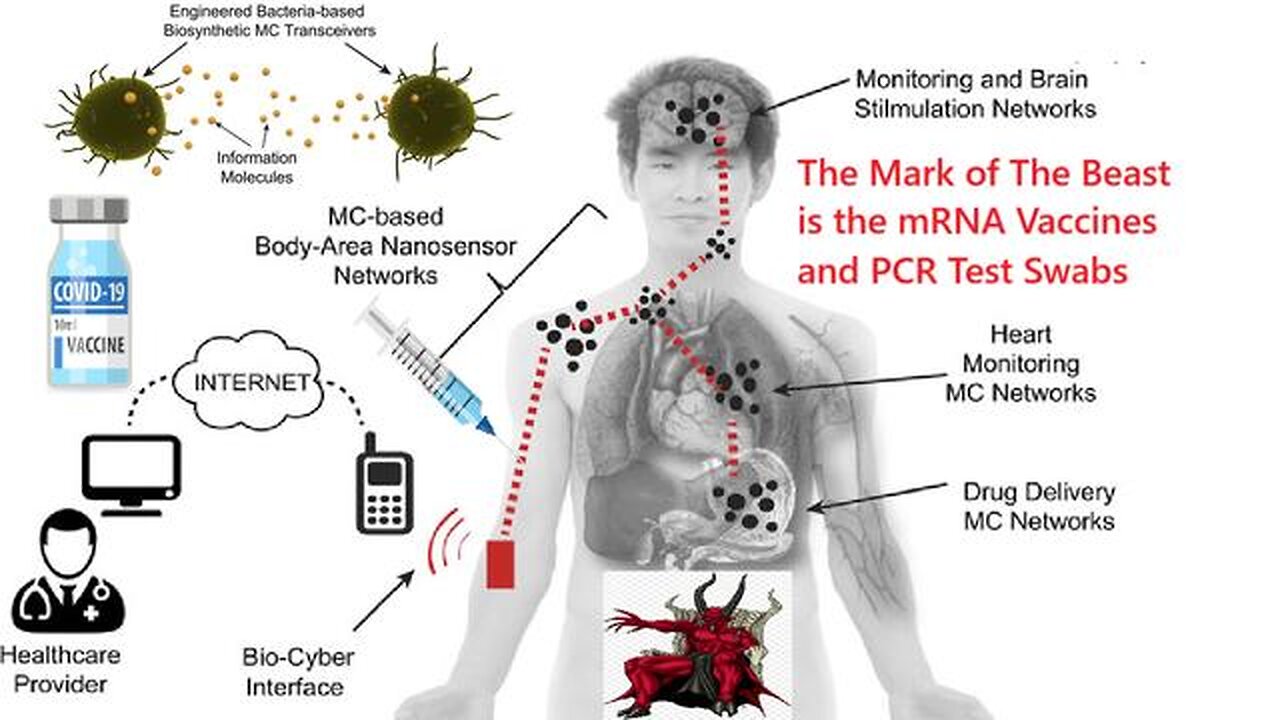 The Plasmon Demon in the mRNA COVID Vaccines & the internet of bodies it hooks the jabbed up to