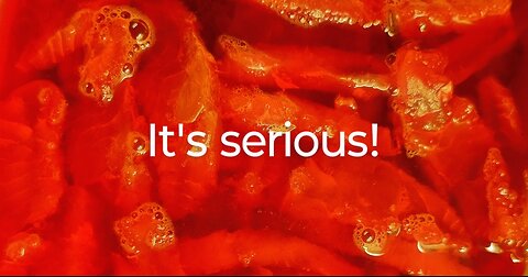 It's serious!