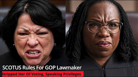 Sotomayor, Jackson Rule Against GOP Lawmaker Protecting Woman In Sports