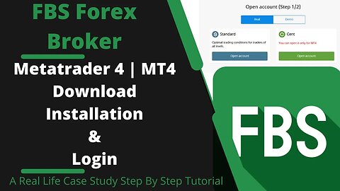 FBS MT4 | MetaTrader 4 Download For PC | Windows | Mac (Download,Installation&Login) ✅ 🔥🔥🔥🔥✅