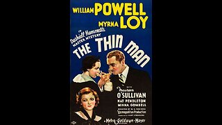 The Thin Man 1934 Color (William Powell, Myrna Loy, Skippy as Asta-🐕‍🦺 the dog )