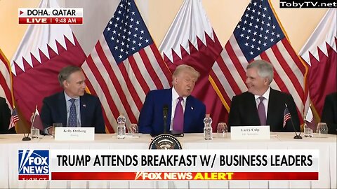 Trump Attends Breakfast with Business Leaders in Qatar | Fox News | 5/15/2024