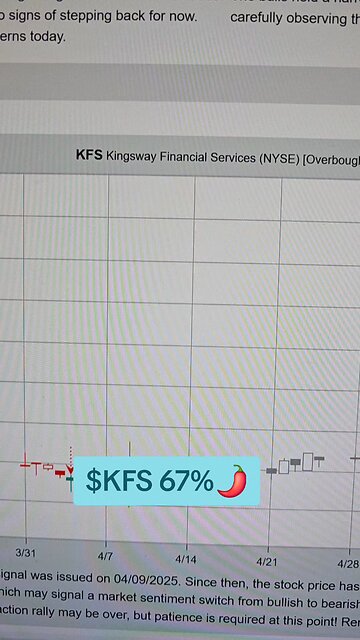 $KFS 67%🌶