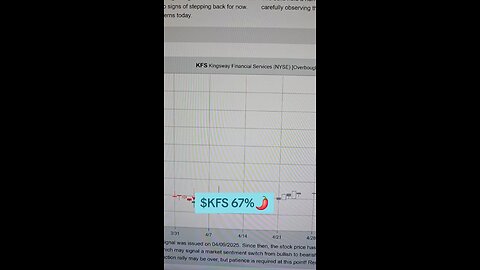 $KFS 67%🌶