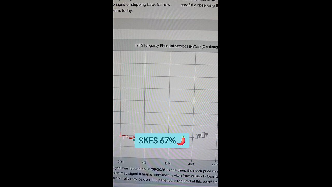 $KFS 67%🌶