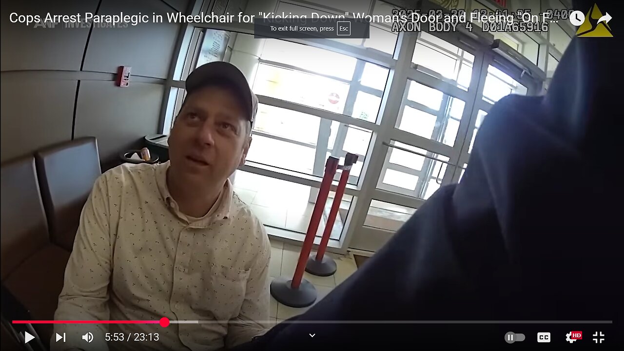 Cops Arrest Crippled Man for ''Kicking down door''