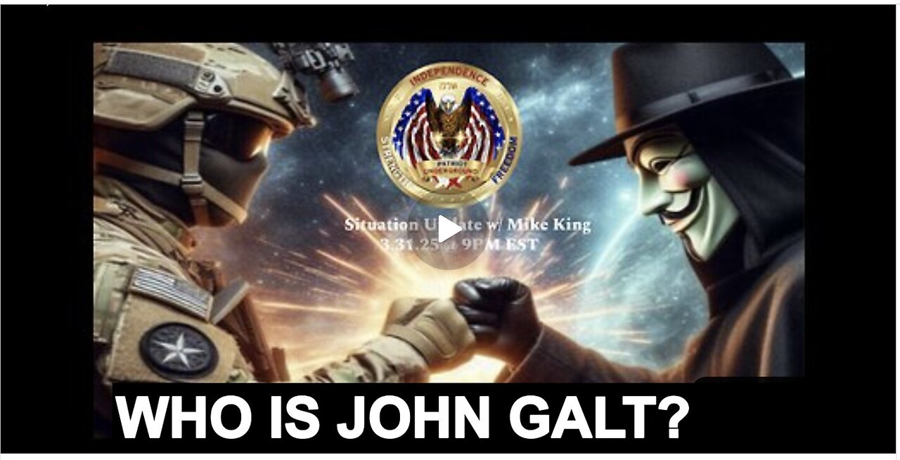 PATRIOT UNDERGROUND W/ Situation Update w/ Mike King. WEEKLY Q DROP AND COMMS DECODE. SGANON