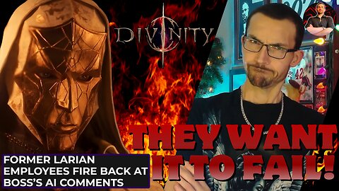 Larian Studios UNDER ATTACK For Using AI! Divinity Overshadowed By Jealous and Bad Faith Actors!