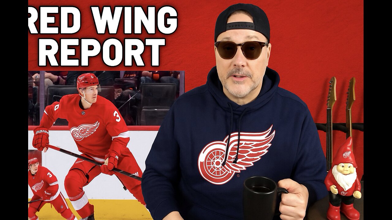 Red Wings Report - Simon Edvinsson should be on Seider’s line