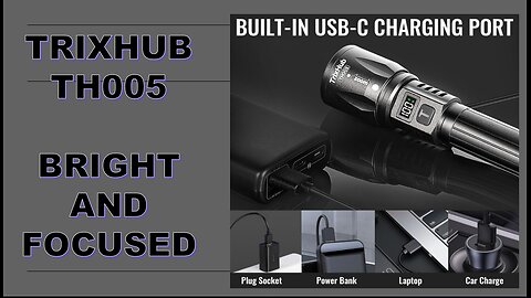 TrixHUB TH005 Flashlights! They are Bright!