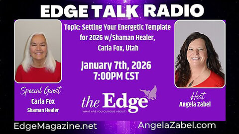 Setting Your Energetic Template for 2026, with Shamanic Healer Carla Fox