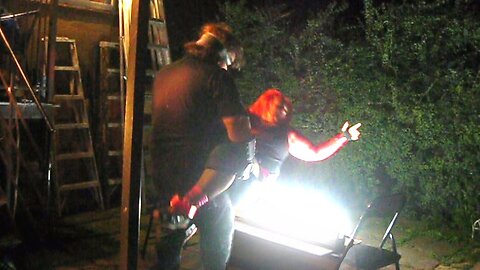 Pyro Match - Agent X (c) VS Miniak - CHW Backyard Wrestling