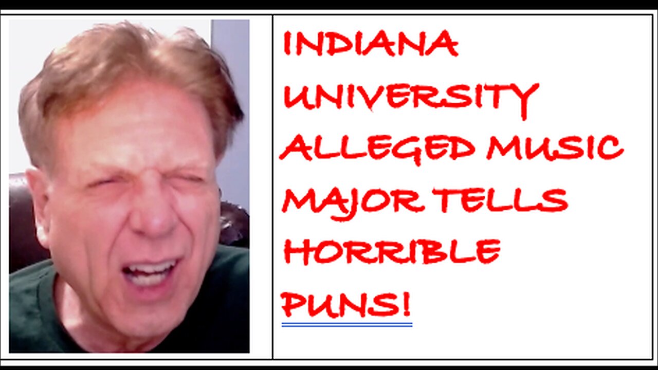Professor Goofball interviews Indiana University music major who only speaks in puns