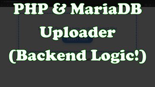 PHP & MariaDB: Build the ULTIMATE Drag & Drop File Uploader Backend (AJAX/Fetch Guide)