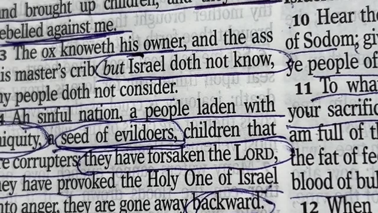 Day of the Lord, Isaiah 1