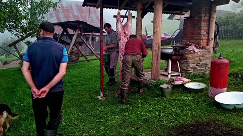 Rural Life: From Farm to Smokehouse — Homemade Sausages & Ham.