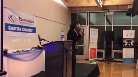 Woman with heavy accent speaking at H1B conference in Seattle recently calls for ...