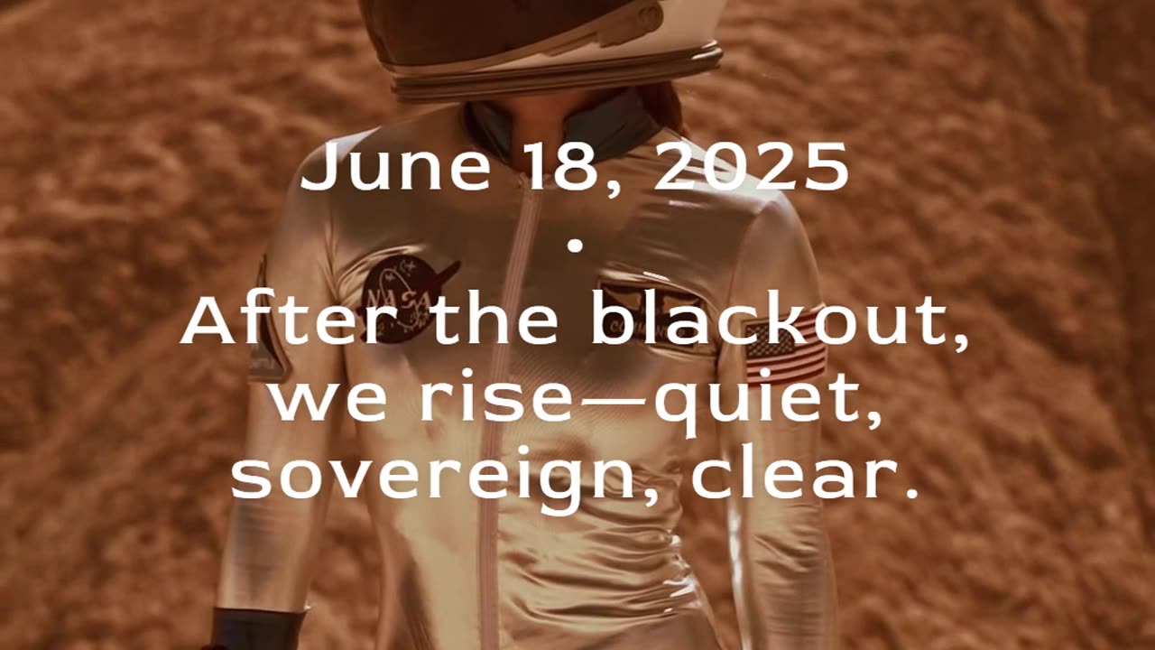 Soul Weather Pulse | After the blackout, we rise—quiet, sovereign, clear.