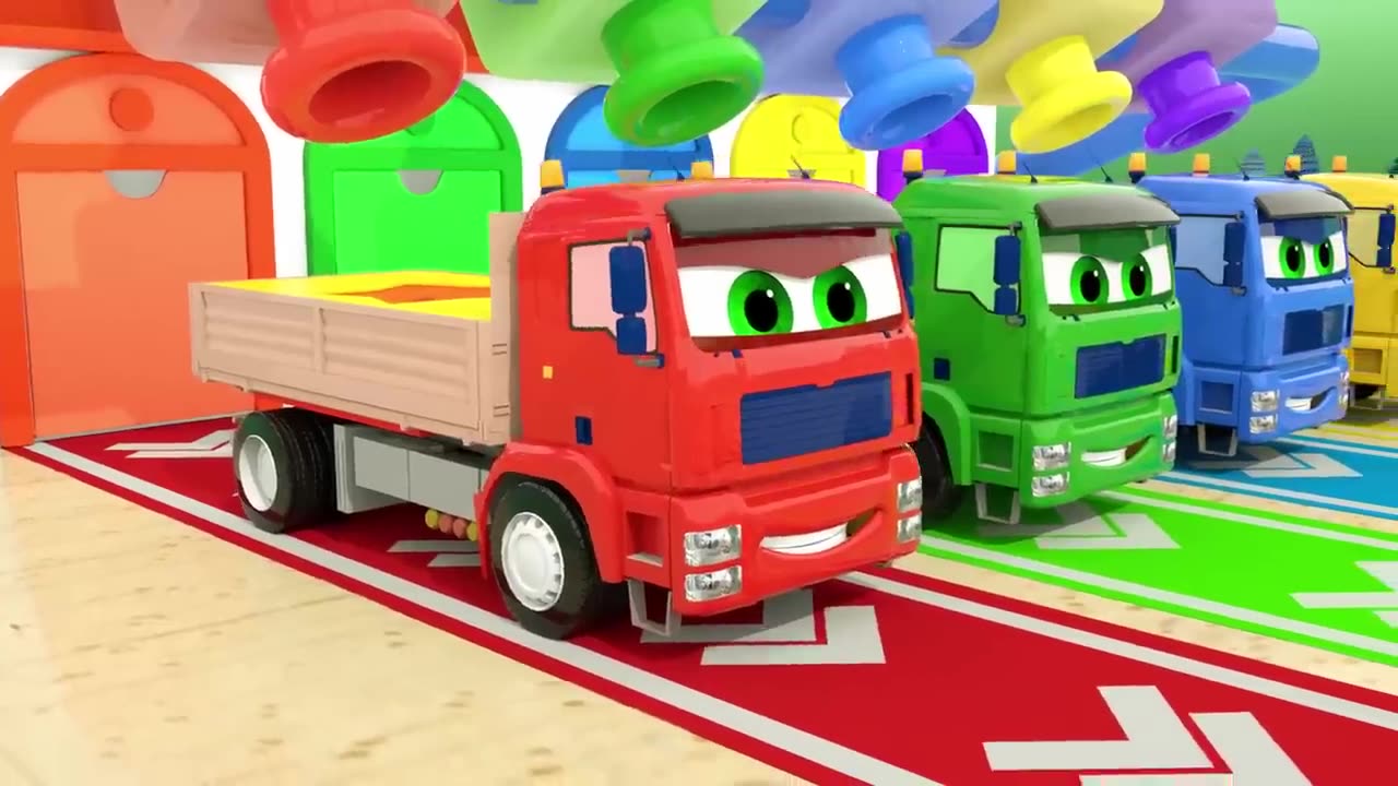 The Wheel on the Ambulance 🚑 Cartoon Cars _ Baby Shark Sing a Song _ Nursery Rhymes & Kids Songs