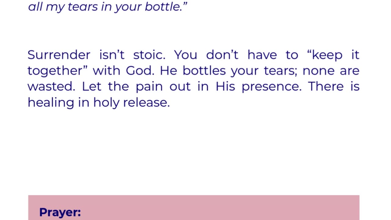 Let the Tears Fall