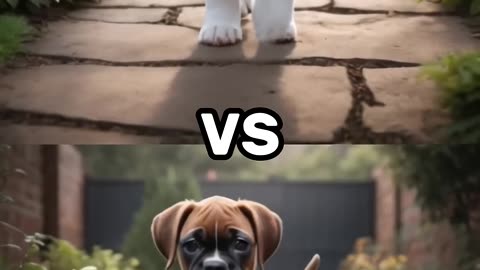 ℹ️ Cutest fight ever! Who's the strongest puppy? #animals #ai #puppy #vs #dog #doglover