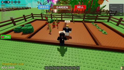 Grow A Garden Roblox Gameplay - I Got To Practice My Spanish and Made a New Friend