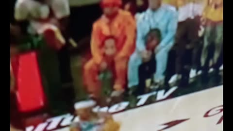 Harry and Lloyd at the Pacers game