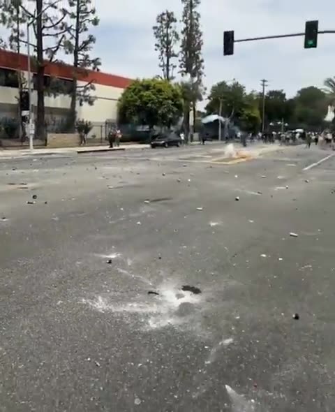 LA feels like a war zone.