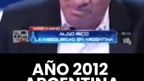 Inseguridad en Buenos Aires Argentina - Militar Aldo Rico