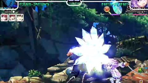 Sub zero, Hisui, Kohaku and Miyako Arima (Me) vs Neptune