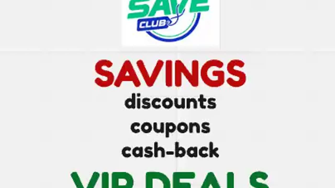 SAVE CLUB SAVINGS & DISCOUNTS - TRY NOT TO LAUGH - EARN MORE HAVE FUN - TOP TEAM ROB BUSER